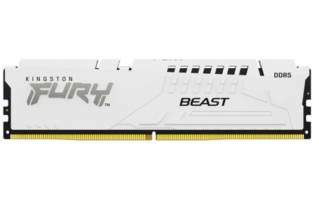 Kingston 16GB 6000MT/s DDR5 CL36 DIMM FURY Beast White EXPO