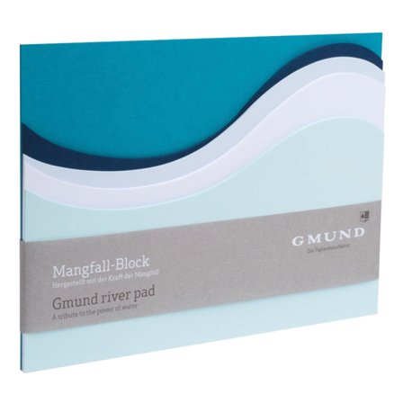 Gmund River Pad Notesblok A5 Turquoiseblue