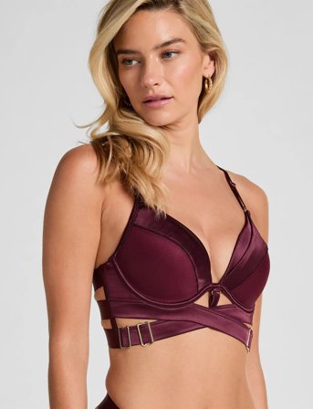 Hunkemöller Colette Pp Push Ll - Burgundy - C x 85