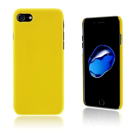 Sund iPhone SE 2020 / 8 / 7 gummibelagt beskyttelses cover - Gul