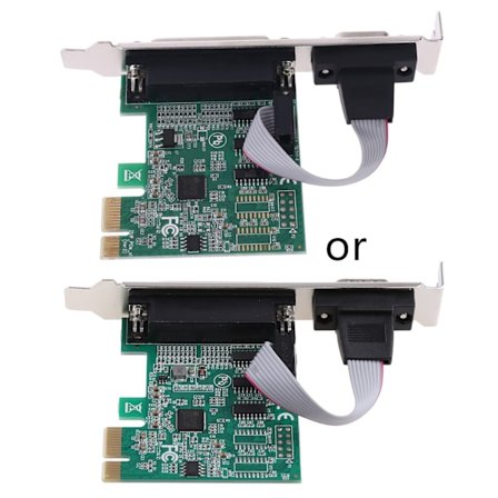 AX99100 1P1S RS232 Seriell Parallell Port DB25 25Pin PCIE Riser Card PCI-E för Express Converter