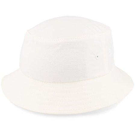 Flexfit - White - bucket - Hat - Kids White Bucket - Hatstore