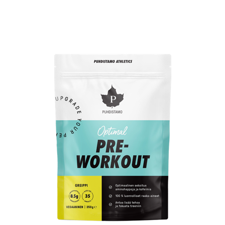 Puhdistamo Pre-Workout, 350g