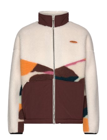 Akuna Zip Fleece Sport Women Sport Clothing Sport Fleeces & Midlayers Multi/patterned PICTURE ORGANIC CLOTHING
