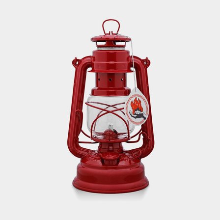 Stormlykta / fotogenlykta Feuerhand 276 (Baby Special), 255 mm, Ruby Red, med veke