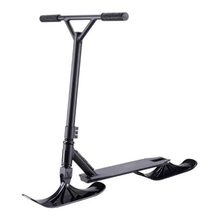 2-i-1 Rulleski-Slede for El-Scooter, Enkel å Installere og Holdbar (Svart, 2 Stykker)