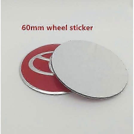 Nya 4st 56mm 60mm 65mm För Toyota Bil Hjulnav Center Kåpa Märke Skydd Emblem Klistermärke Styling Tillbehör
