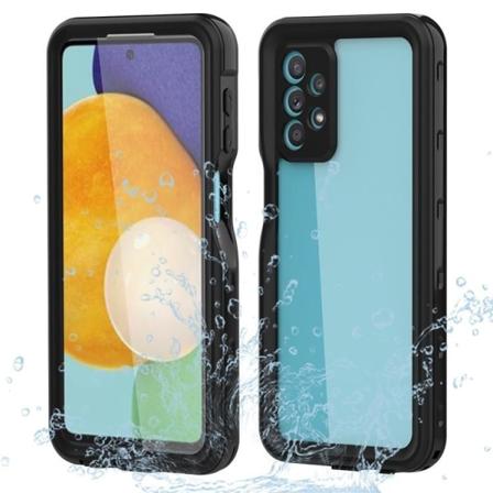 Redpepper Galaxy A23 4G/5G -vesitiivis suojakotelo - musta