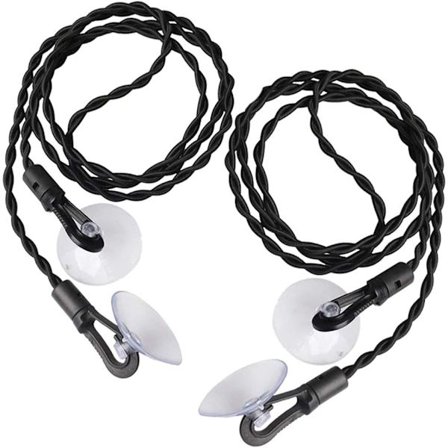 Rejse vasketøjssnor, 2 stk. vasketøjssnor med sugekop