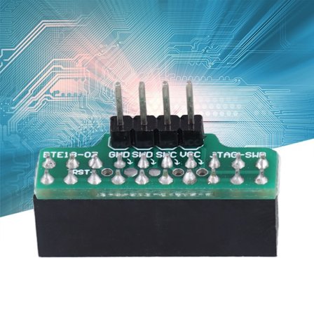 Mikrocontrollers Debugger Adapter Enkel Överföringskort Debug Prober Adapter för JLINK J‐LINK V8 V9 JTAG SWD