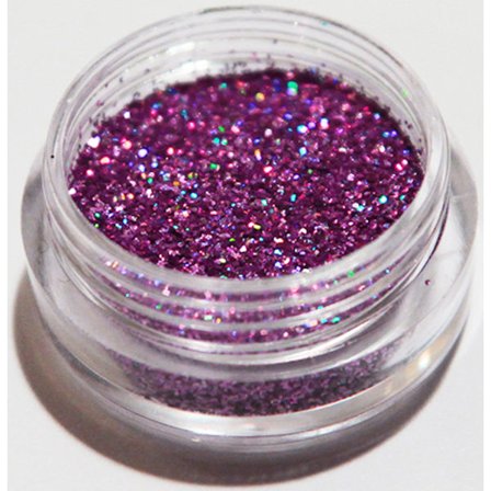 1. Finkornet glitter Lilla