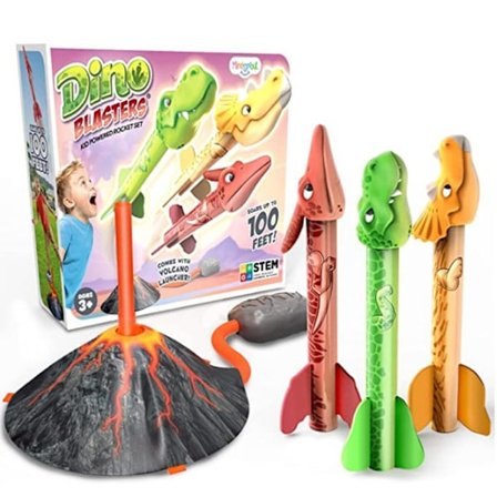 Dinosaur rakettkaster for barn lanserer opptil 100 fot
