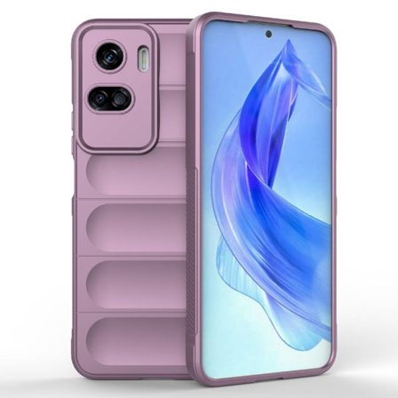 Pehmeä kahva muotoiltu kuori Honor 90 Lite - Vaaleanvioletti