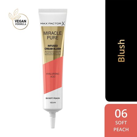 Max Factor Miracle Pure Cream Blush 05 Soft peach, Makeup, Ansigt, Blush