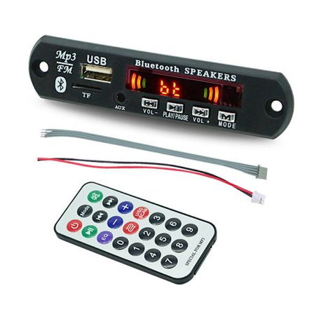 Trådløs Bluetooth 5.0 9V-12V MP3 WMA-dekoderkort Bil eller USB T