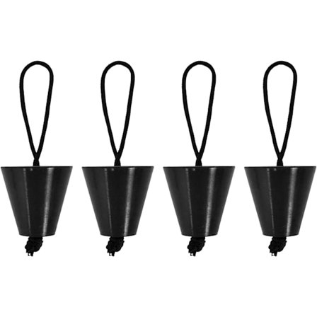 Silikon Kajakk Dreneringsplugger, Universell Kajakkplugg, Kajakk Scupper Plugg, Silikon Scupper Plugger for Kajakk