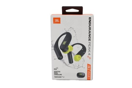 JBL Endurance Peak 4 in-ear TWS sportshovedtelefoner BT ANC, IP68, sort/lime