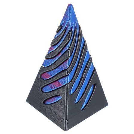 Spiraalikartio Fidget-lelu: 3D-tulostettu spiraali Fidget-lelu lapsille ja aikuisille - Läpivienti mahdoton pyramidi kartio pöytä ainutlaatuinen 