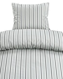 Pussilakanasetti Sunnan painetuilla raidoilla 2-osainen Vihreä