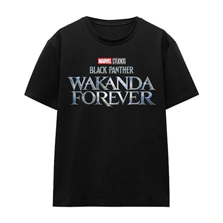 Black Panther: Wakanda Forever Unisex Vuxen Logo T-Shirt M Svart