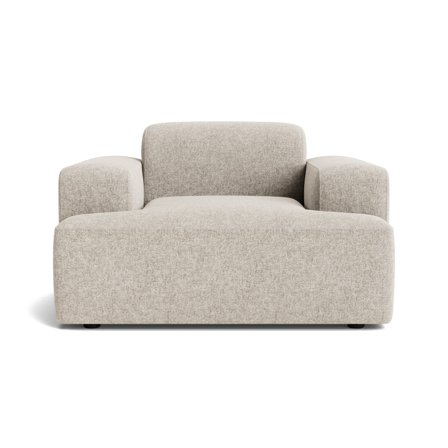 Madrid lænestol - Genesis Grå/Beige - 129x101x75 - Lænestol