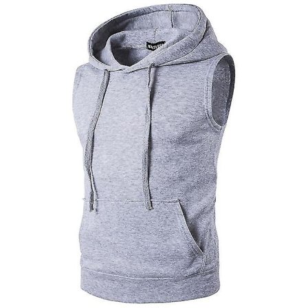 Herre Ermeløs Hettestanktopp Treningsvest