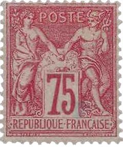 Frankrig 1876 - YT 71 - Ubrugt