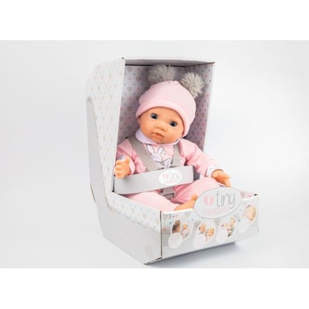 Tiny Treasures Doll, Pink Pom Pom