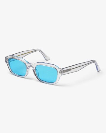 Sunglass 01 - Crystal Clear - Blue - One Size