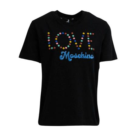 Love Moschino T-shirt Sort, Dame