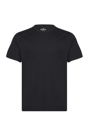 Hco. Guys Knits Tops T-Kortærmet Skjorte Black Hollister