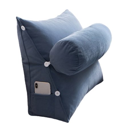 Sängpäätytyyny Mukava PP-puuvillapehmustettu irrotettava korkea joustava nostotyyny