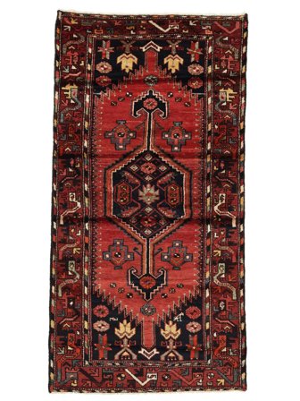 Noué À La Main Hamadan Tapis 98X193 De Laine Petit