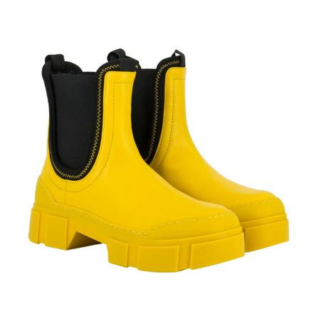 Vic Matié, Ankle Boots Geel, Dames, Maat:37 EU,lycra