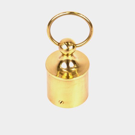 Eindbeslag voor relinglijn PolyRopes, messing, 36 mm