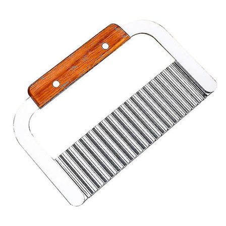 Praktisk bølgeskjærer i rustfritt stål for poteter