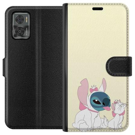 Motorola Moto E22i Lompakkokotelo Stitch Aristocats