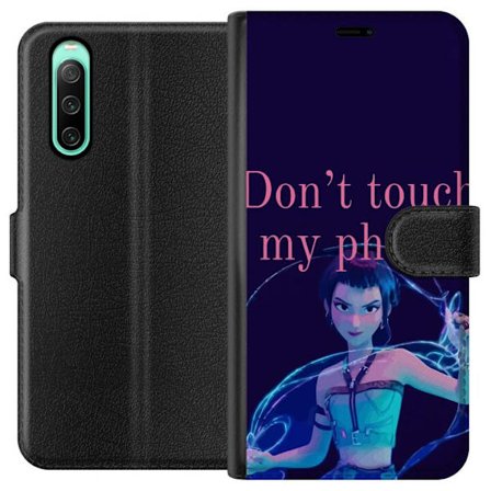 Yhteensopiva Lompakkokotelo Sony Sony Xperia 10 IV K-pop Älä kosketa puhelintani