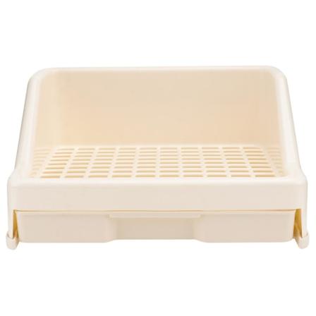 1 kpl Kaninlaatikko-WC, roikkuvakorvainen kani, kaatumisenesto, lemmikkikanin vessakaukalo, beige, 31x23cm Beige 31x23cm