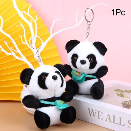 12CM Nasjonal Skatt Panda Plysjleketøy Henge Plysjdukke Ke