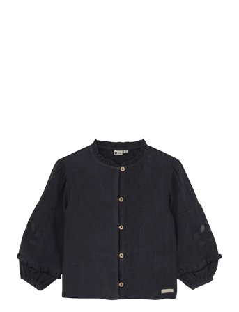 Daily 7 Shirt Longsleeve Lace - Black - 116