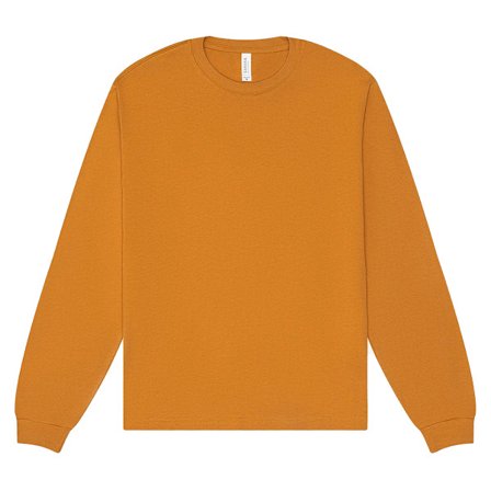 Bella + Canvas Unisex Vuxen Kraftig Boxig Långärmad T-shirt