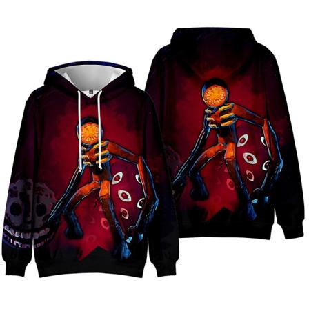 Barn Gutter Jenter Roblox Dører Uformell Snøring Hettegensere med lommer Hettegenser Sweatshirt Topper Gaver style 2 2XL