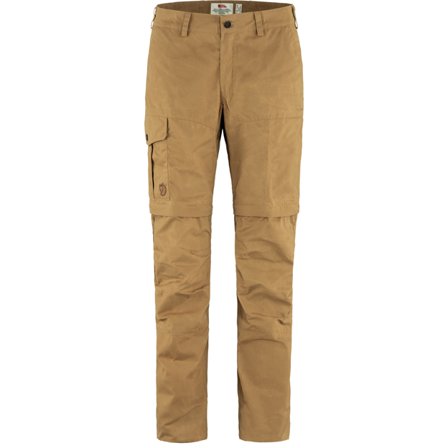 Fjällräven Dam's Karla Pro Zip-off Trousers in Buckwheat Brown | Size: 46, G-1000/Polyester