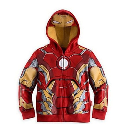 Børne Drenge Superhelte Spider-man Hættetrøje Lynlås Hættejakke Top Iron Man V