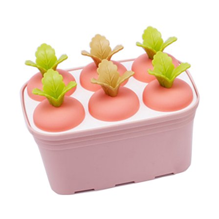 4/6-kennoiset jäätelömuotit Jäämuotti Käsintehdyt jälkiruokajäätelöpuikkomuotit Pakastin Hedelmäjääpalakone Uudelleenkäytettävä jäätelölle