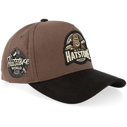 Hatstore - Brun adjustable Keps - Bigfoot Brown/Black High Crown A-frame Adjustable @ Hatstore