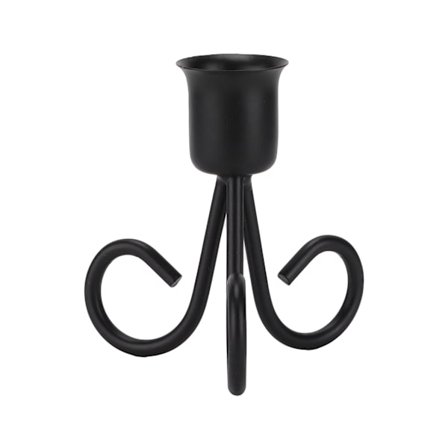 Nordisk Retro Geometrinen Rautainen Kynttilänjalka Aromaterapia Kynttilänjalka Musta Kodin Sisustus