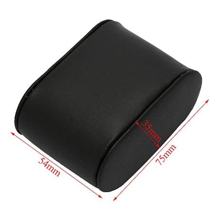 Klokkeputer Klokkepute for Etui Oppbevaringsboks Armbåndsur Armbånd Display-Perfet Black