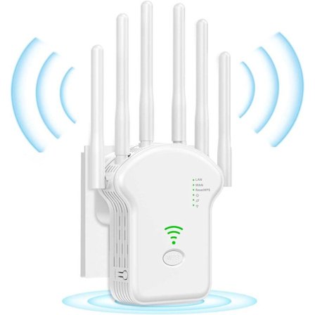 WiFi-forlænger – WiFi-signalforstærker med flere driftstilstande (Repeater/AP/Router), WPS-funktion